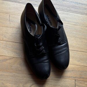 Women’s Black Leather Shoes size 9.5